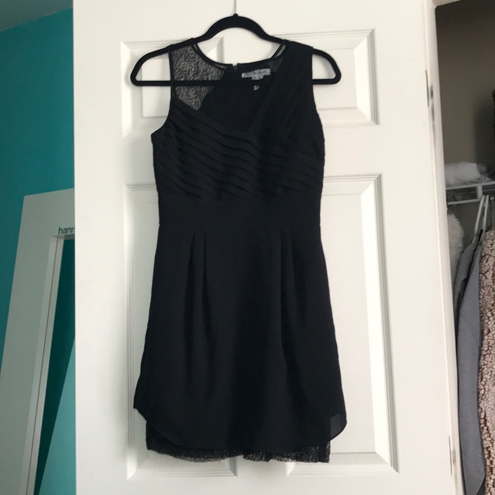 MOVING SALE BCBG Generation Black Dress Mesh Detailing